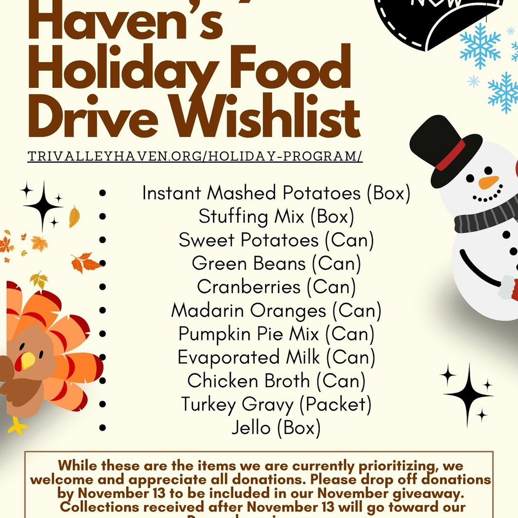 LARPD Holiday Food Drive 2