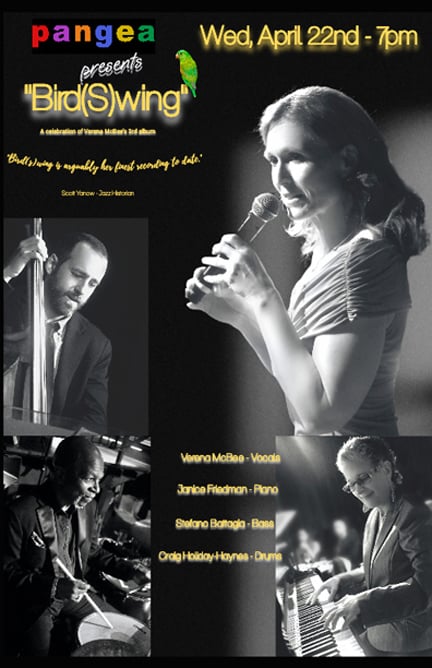 VERENA McBEE – “Bird(S)wing” CD Release Celebration 1