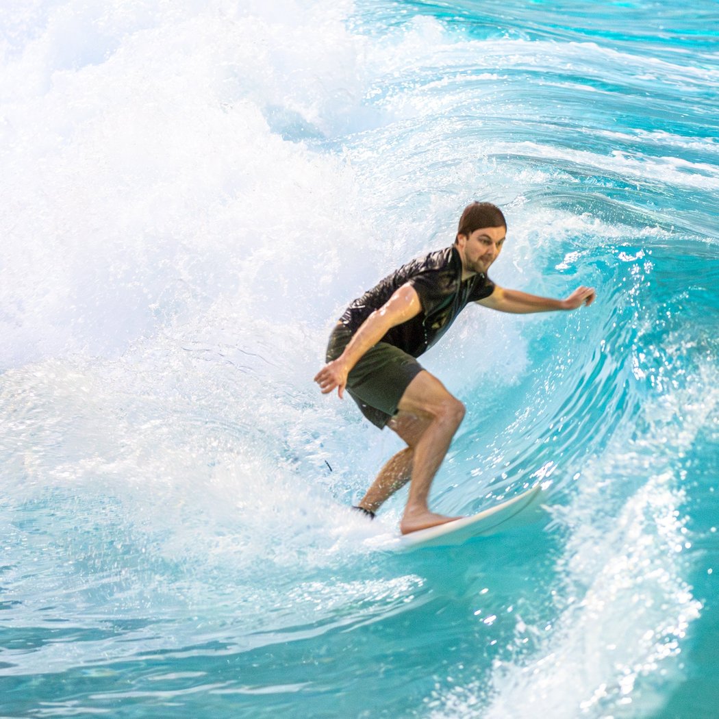 Surfing at the American Dream mall 1