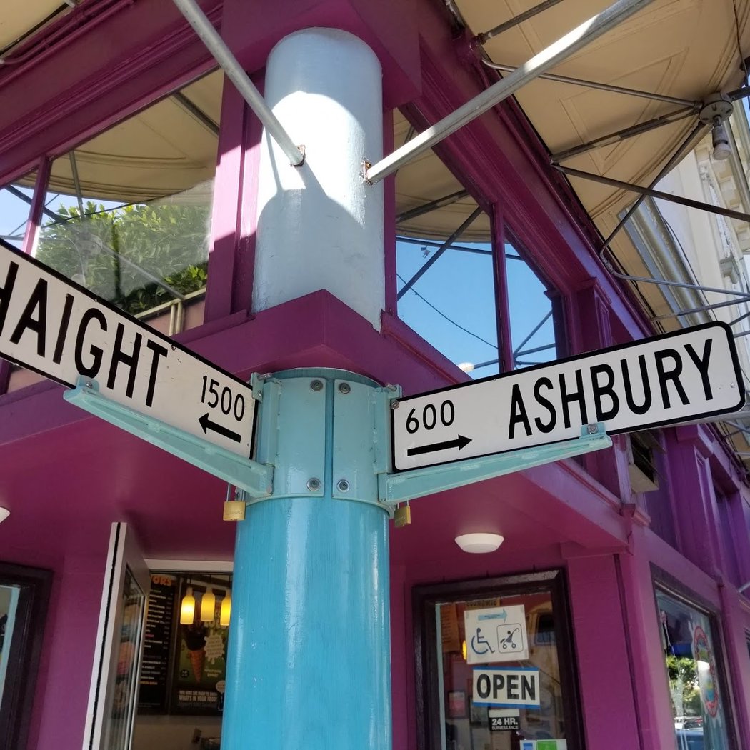 Corner of Haight & Ashbury 1