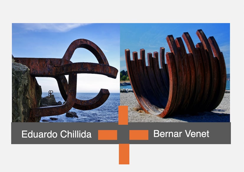 Abstraction et matérialité : dialogue Eduardo Chillida et Bernar Venet 1