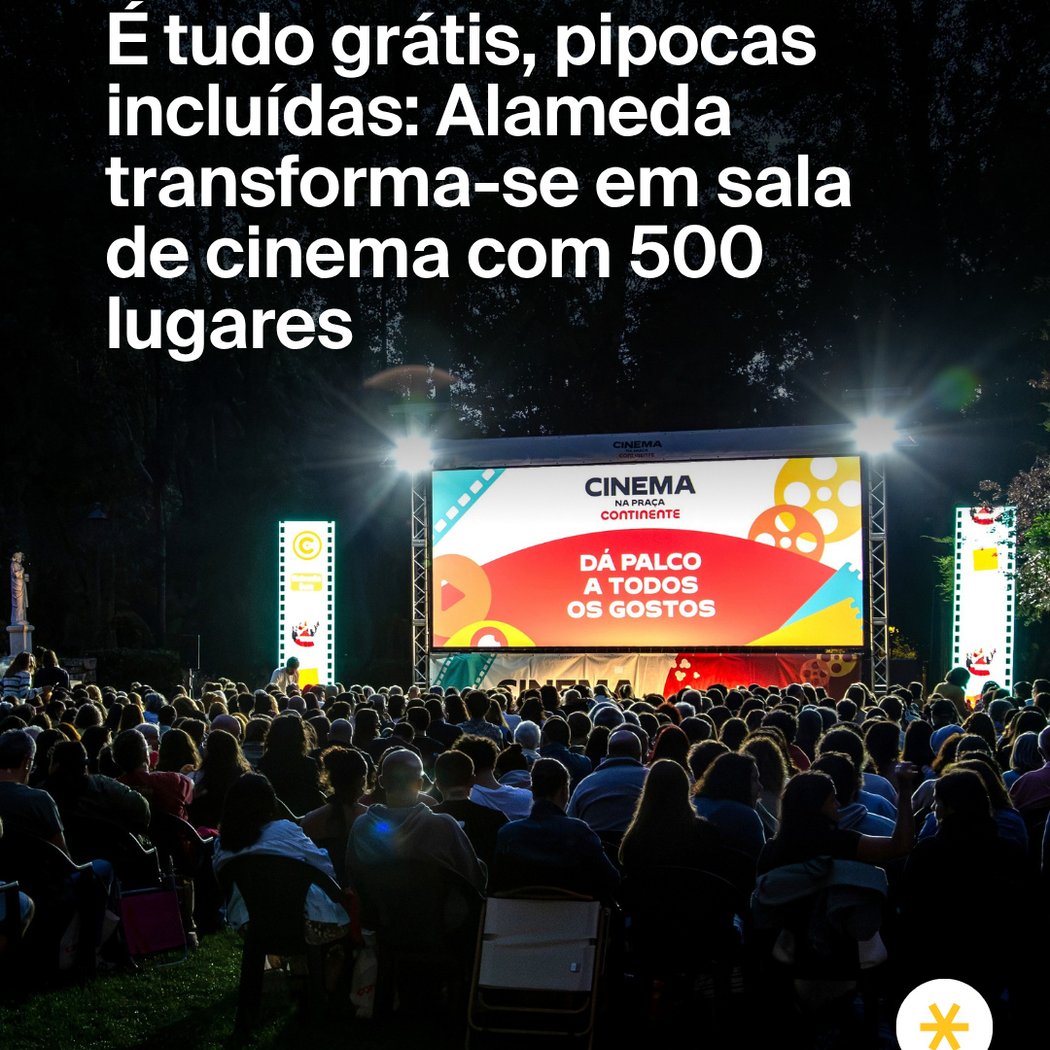 Cinema na Praça Continente