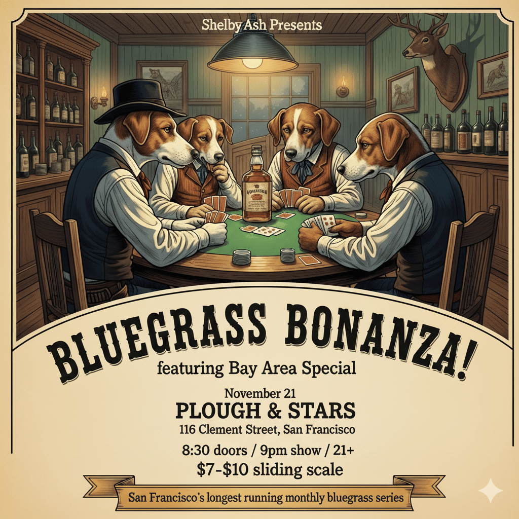 BLUEGRASS BONANZA! Featuring Bay Area Special 1