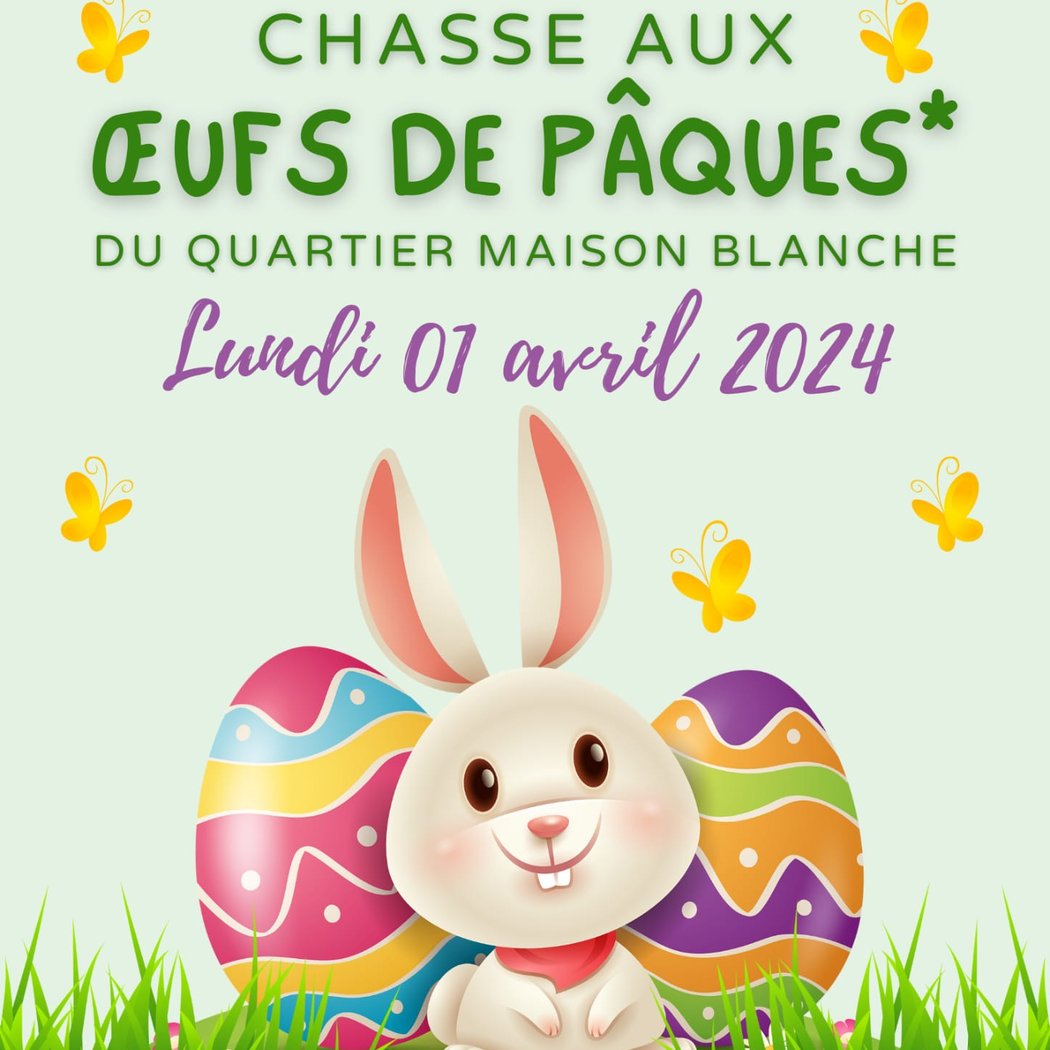 Chasse aux œufs au Parc de Maison Blanche 1