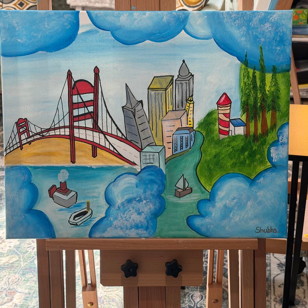 Brush N Giggles - Kids Painting Class 3