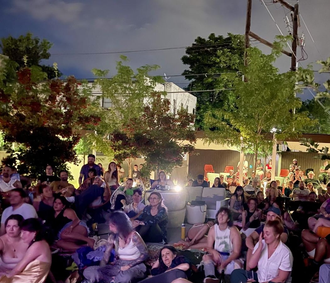 Rainbow Cult Backyard Movie Night 1