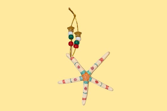 Christmas Starfish Ornaments 1