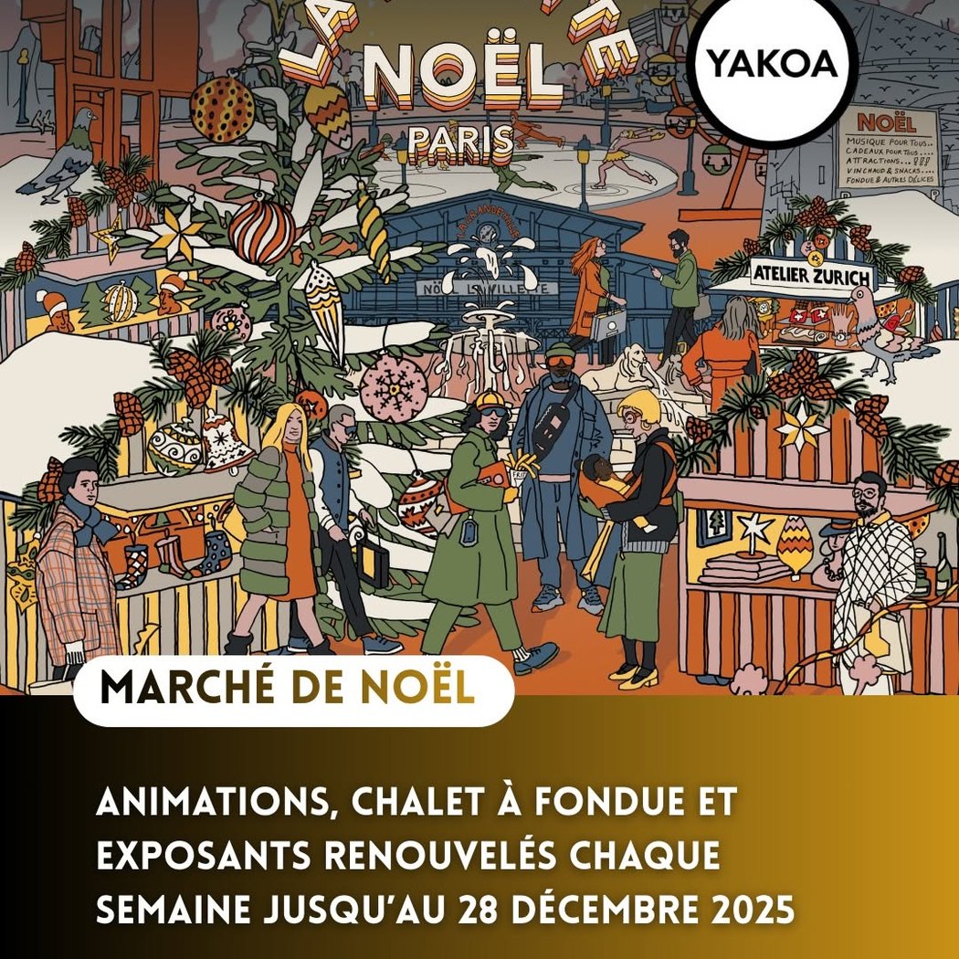 Le marché de Noël de La Villette 2