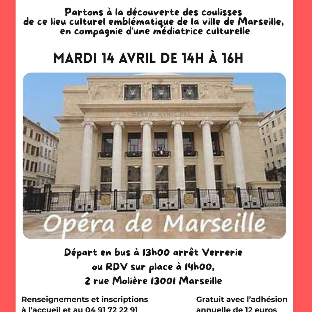 Visite guidée de l'Opéra de Marseille 1