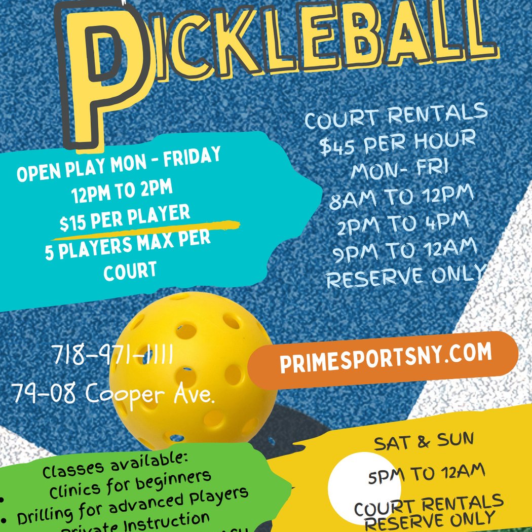 Pickleball by Prime Sports NY 1