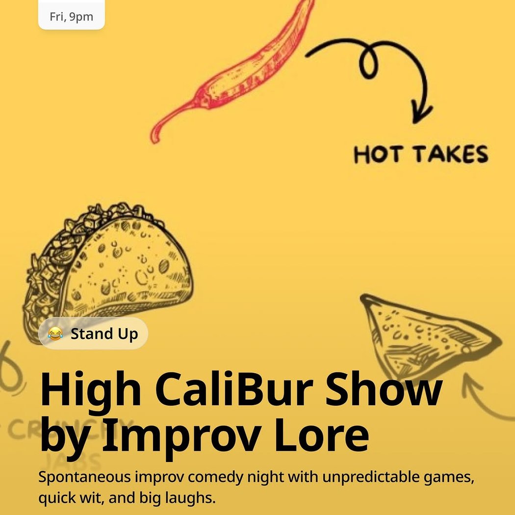 High CaliBur Show by Improv Lore 1