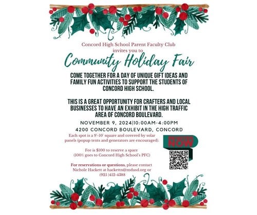 Concord High School’s Community Holiday Fair 1