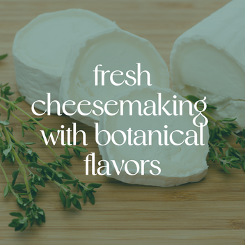Fresh Cheesemaking with Botanical Flavors 1