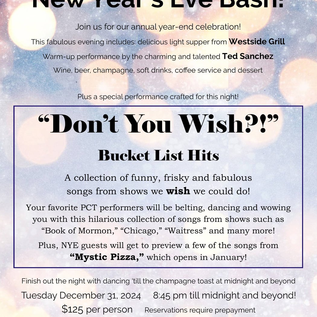 New Year’s Eve Bash 2024 featuring “Don’t You Wish?!” 1