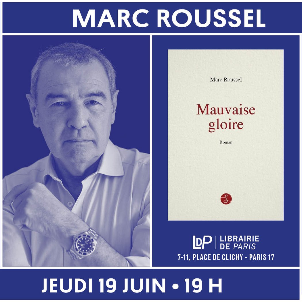 Marc Roussel présente son premier roman « Mauvaise gloire » 1