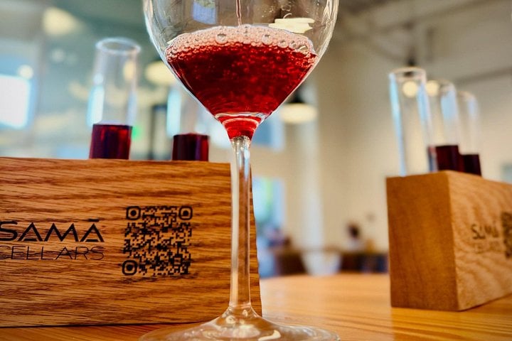 Wine Tasting at Samā Cellars a Boutique Washington Winery 1