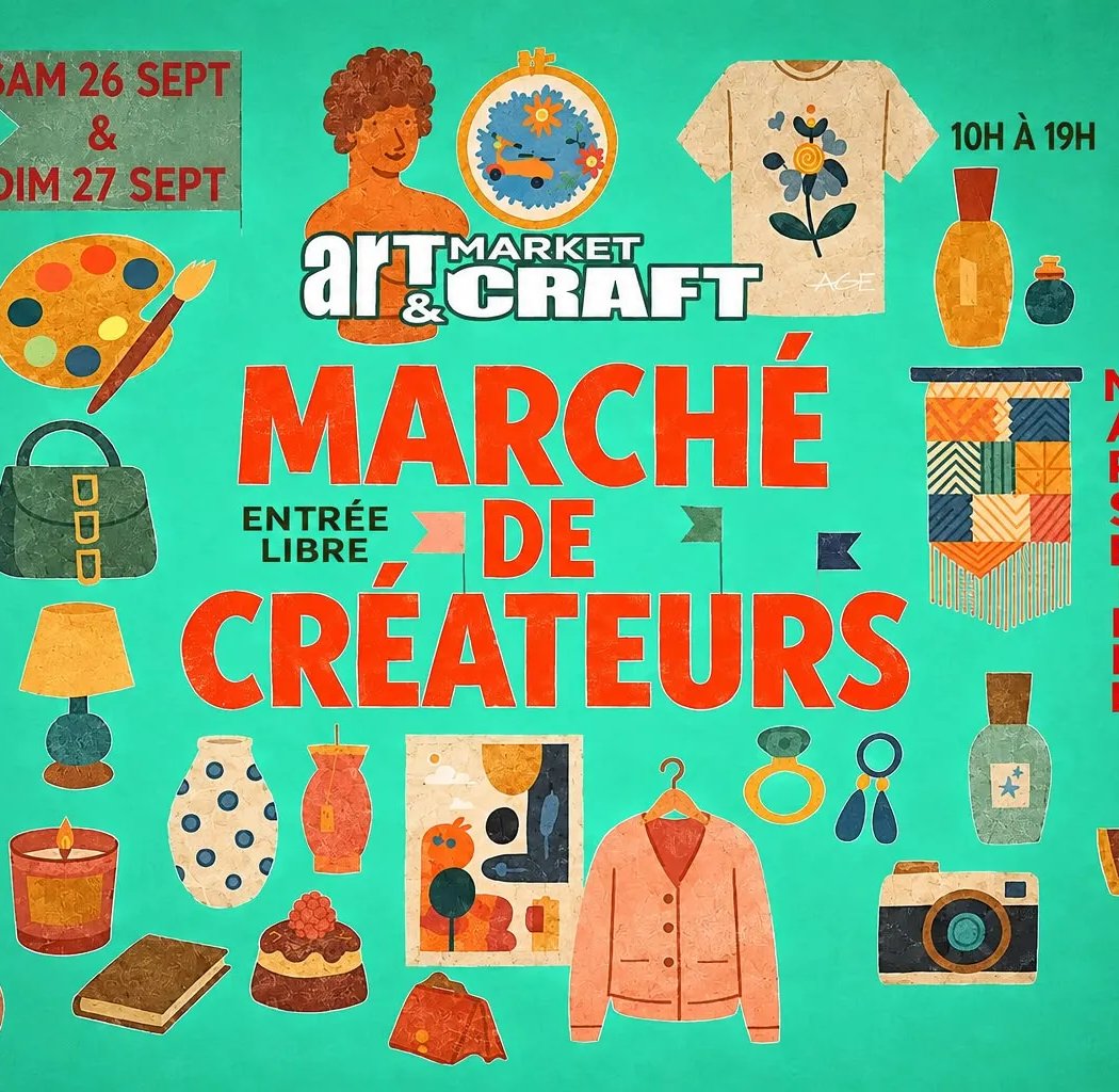 Le marché de créateurs du Cours Julien