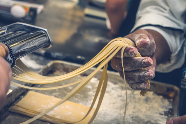 Authentic Tagliatelle al Pesto Cooking Class 1