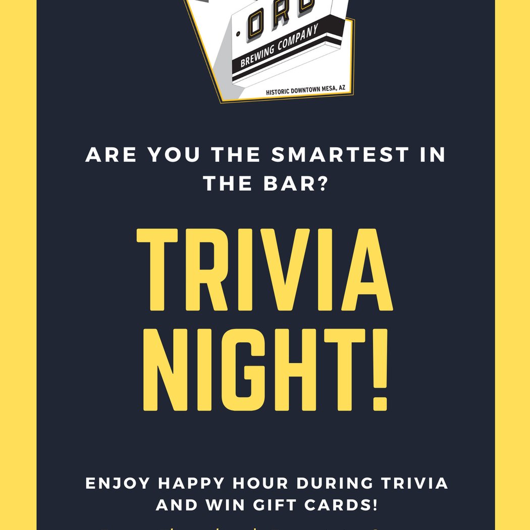 Trivia Night at Oro 3