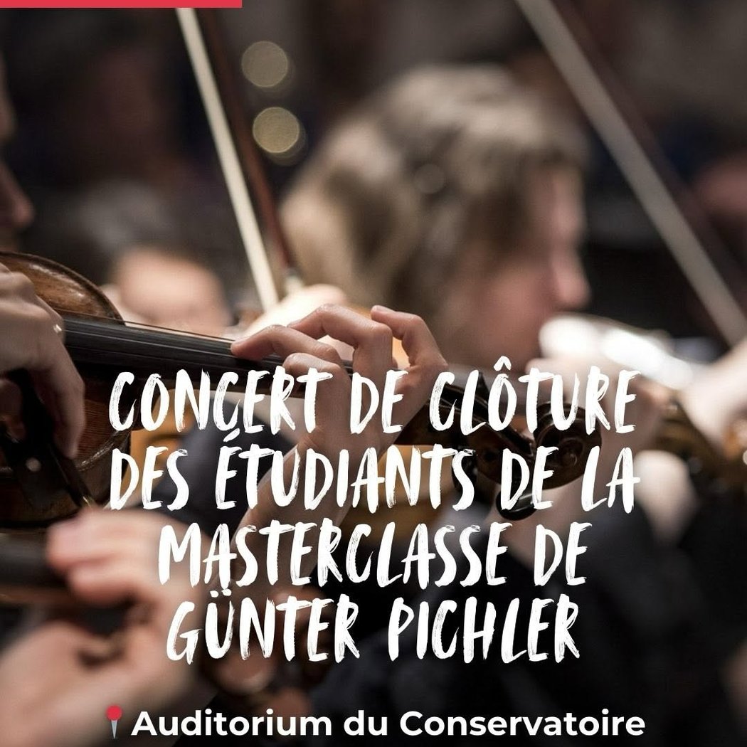 Concert de clôture des étudiants de la Masterclass de Günter Pichler 1