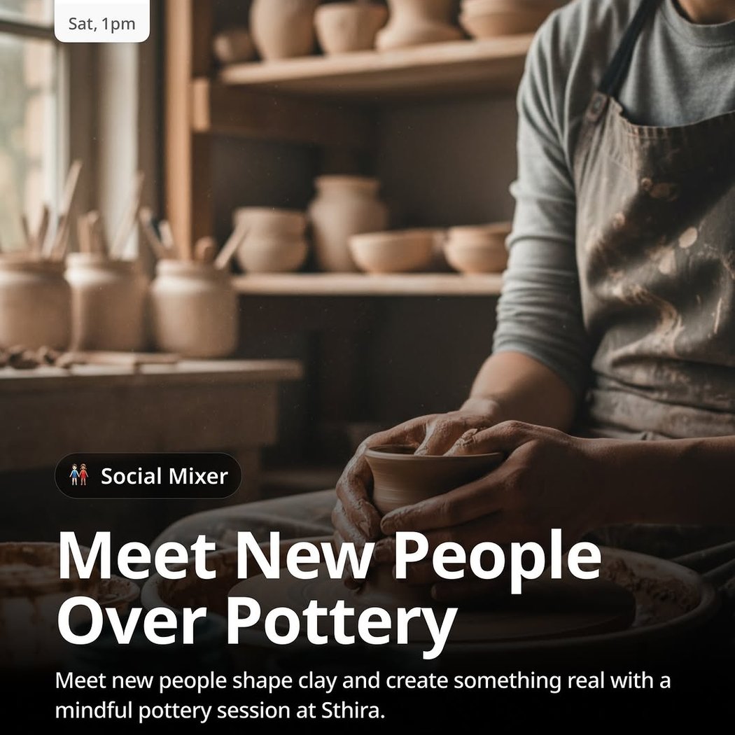 Meet New People Over Pottery 1