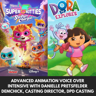 Advanced ANIMATION VOICE OVER Online Intensive with Danielle Pretsfelder Demchick 1