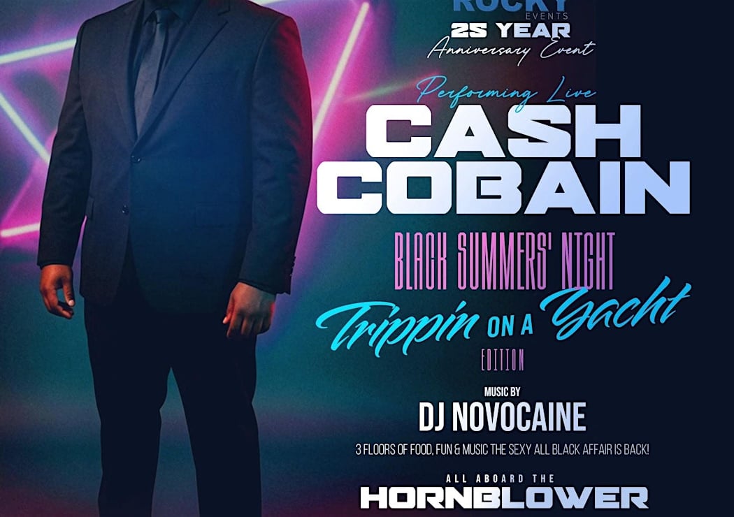 CASH COBAIN’S BLACK SUMMERS' NIGHT ALL-BLACK ANNUAL YACHT PARTY 1