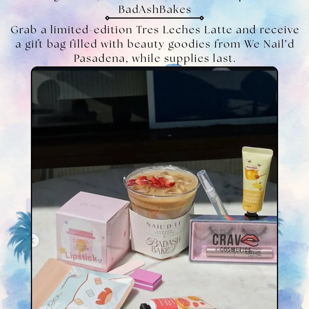 BadAshBakes x We Nail'd Pasadena 1