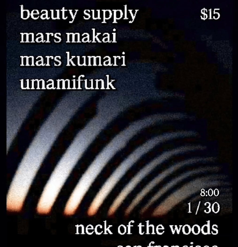 Beauty Supply, Mars Makai, Mars Kumari, Umamifunk 1