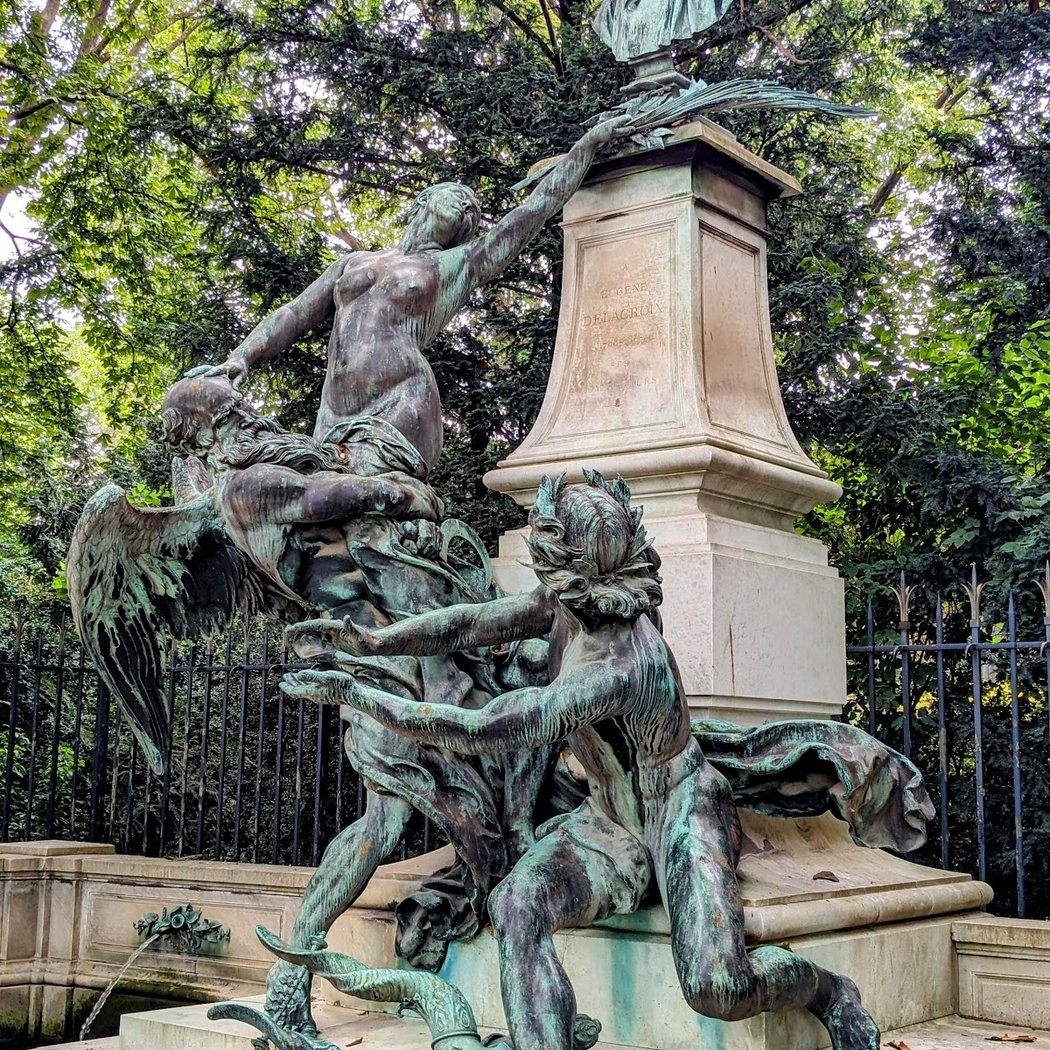 Monument à Delacroix - Aimé-Jules Dalou 2