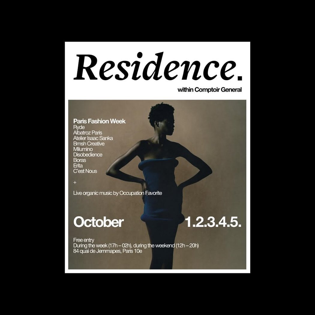 Fashion Week sur le Canal Saint-Martin: Residence concept store et soirées gratuites 1
