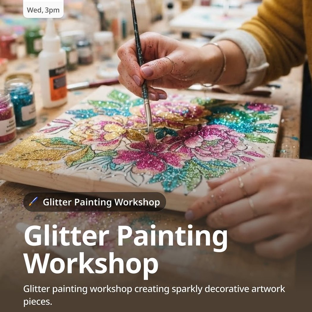 Glitter Painting Workshop 1