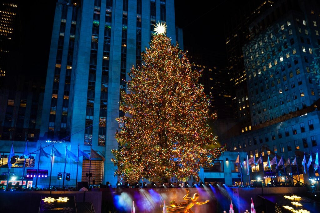 Rockefeller Center Christmas Tree Lighting Ceremony 2