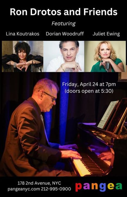 RON DROTOS and FRIENDS: Featuring Lina Koutrakos, Dorian Woodruff, and Juliet Ewing 1