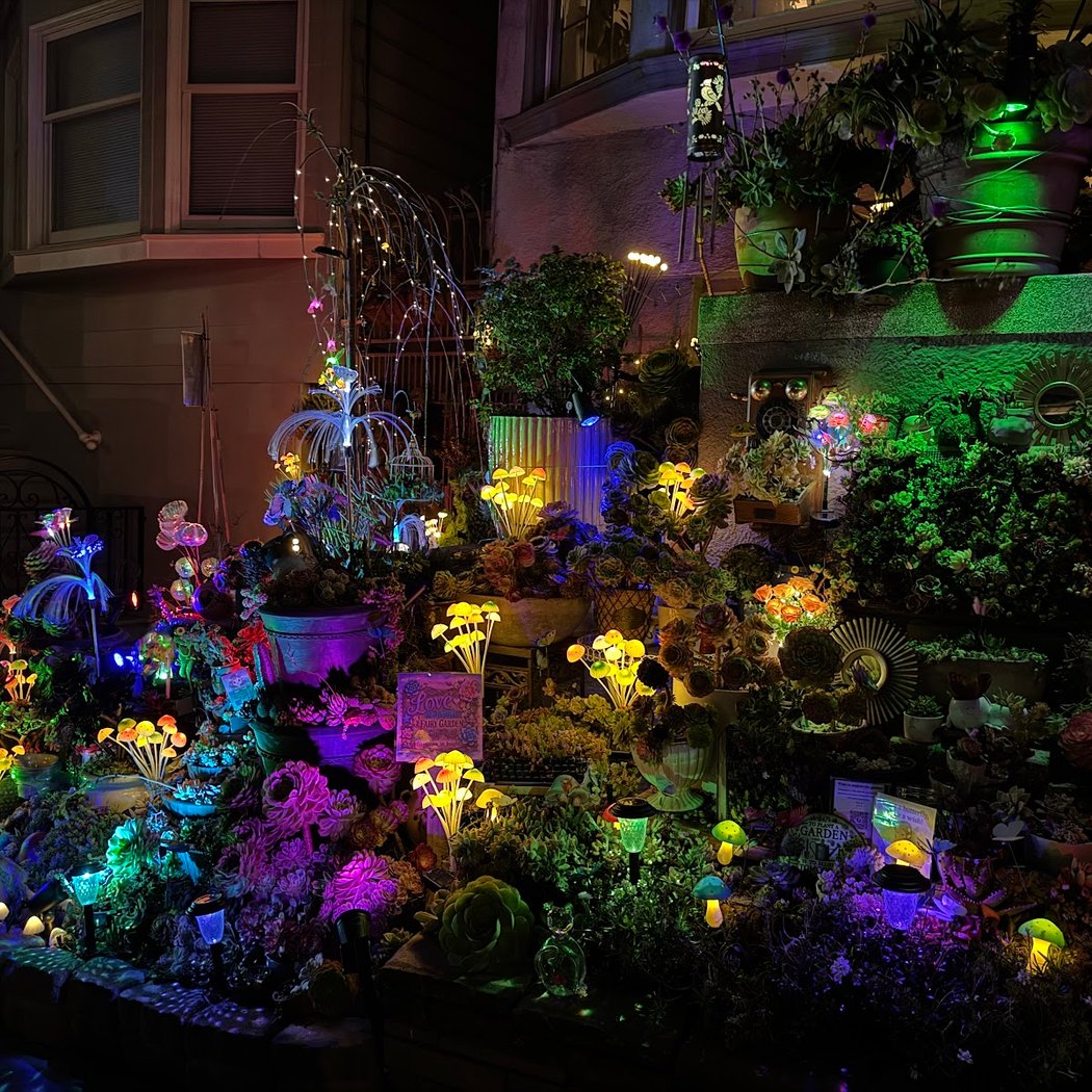 Love in Haight Fairy Garden 1