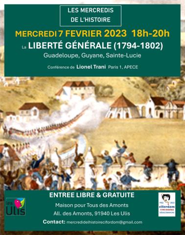 MERCREDIS DE L'HISTOIRE 1