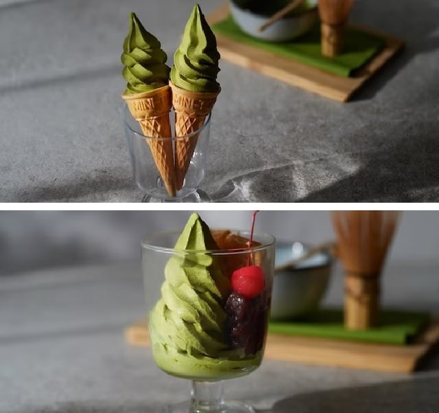 Matcha Soft Serve Boba Sundae 1