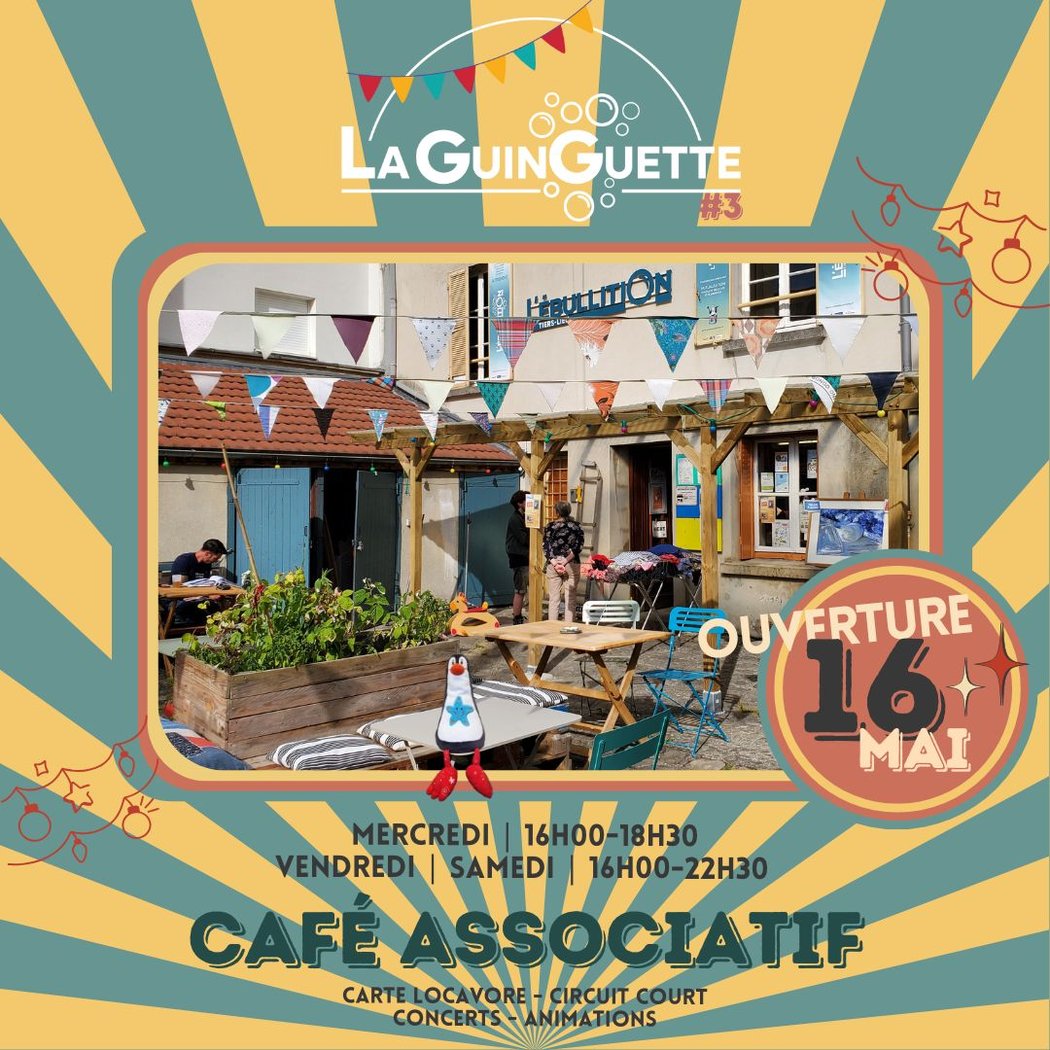 Ouverture de la Guinguette de l’Ebullition
