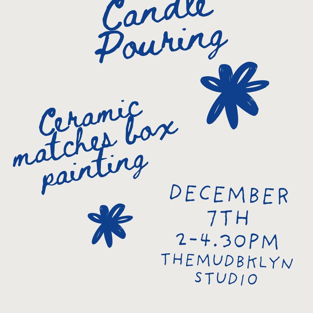 Candle Pouring & Ceramic Matches Box Painting 1