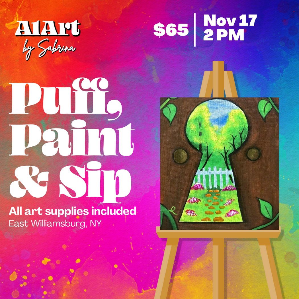 Puff, Paint and Sip Art Studio 1