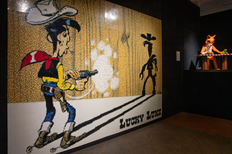 Exposition Dirk Denoyelle en briques Lego