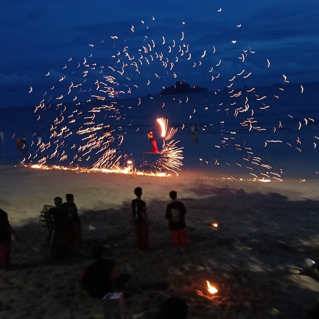 Fire Show - Ao Nang beach Krabi 3