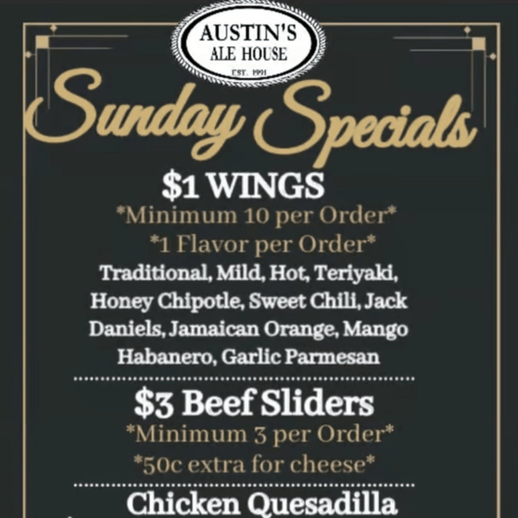$1 Wings Specials 1