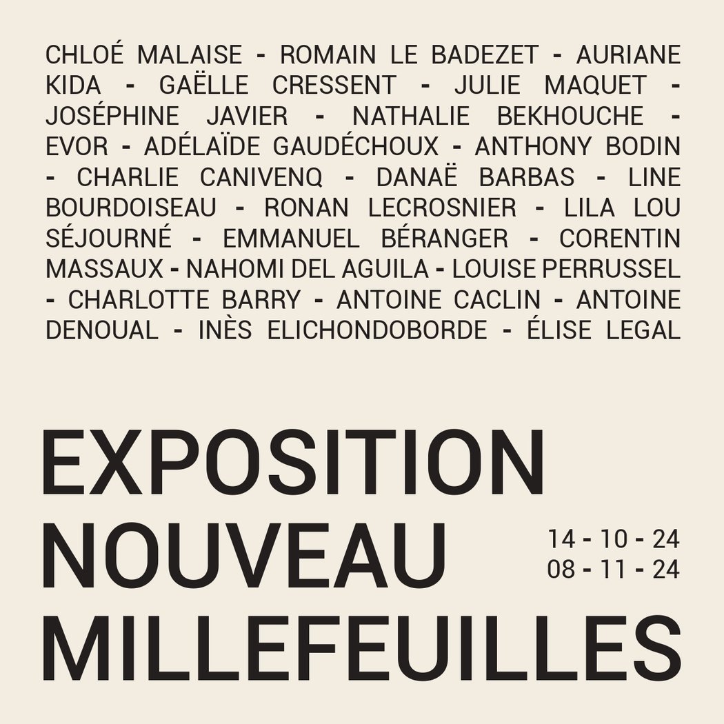 Exposition Nouveau MilleFeuilles 1