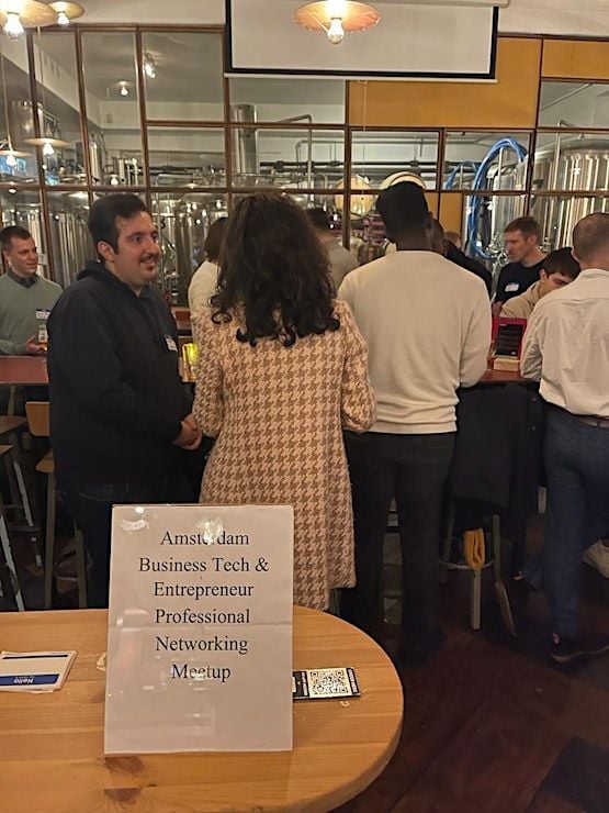 Amsterdam's Business, Tech & Entrepreneur Professional Networking Soriee 1
