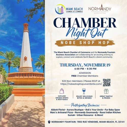 MBCC: Chamber Night Out: Nobe Shop Hop