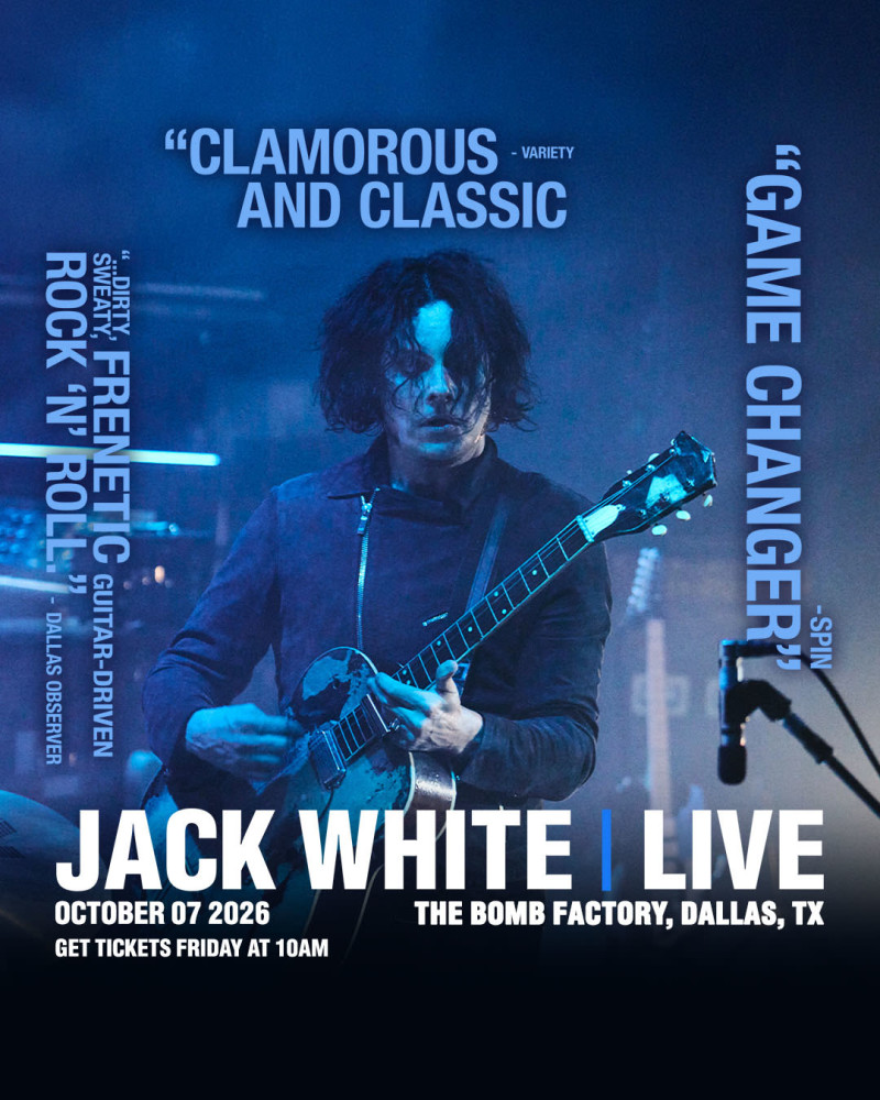Jack White live at The Bomb Factory 1