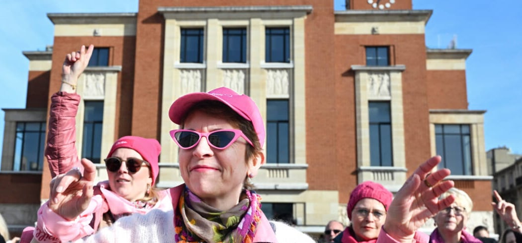 Flashmob rose - Octobre Rose