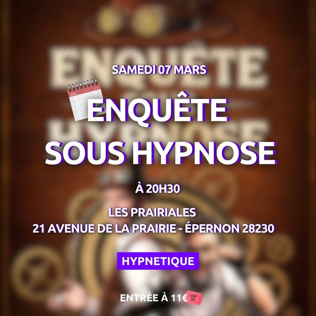 ENQUÊTE SOUS HYPNOSE 1