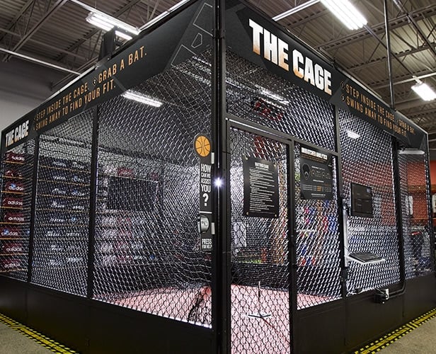 HitTrax Batting Cage 1